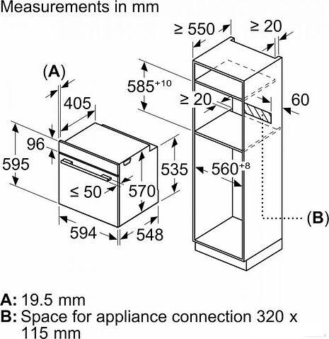 Электрический духовой шкаф Siemens iQ300 HB272ABB0