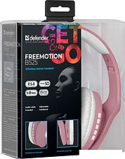 Наушники Defender FreeMotion B525 (розовый/белый)