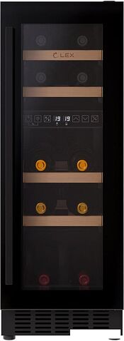 Винный шкаф LEX LWD3017BL Dual Zone