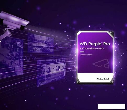 Жесткий диск WD Purple Pro Surveillance 10TB WD101EJRP