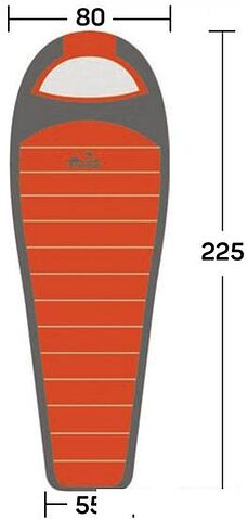 Спальный мешок TRAMP Oimyakon T-Loft Regular (левая молния, хаки)