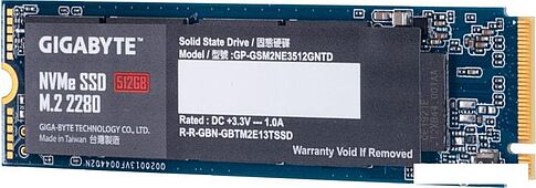 SSD Gigabyte NVMe 512GB GP-GSM2NE3512GNTD