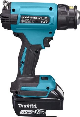 Промышленный фен Makita DHG181RT1J (с 1-им АКБ, кейс)