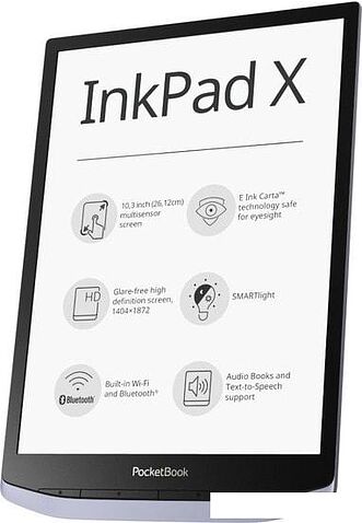 Электронная книга PocketBook InkPad X (серый)