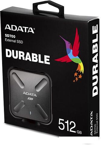 Внешний накопитель A-Data SD700 ASD700-512GU31-CBK 512GB (черный)