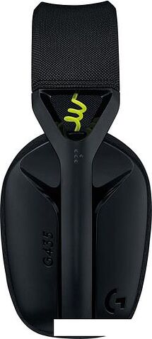 Наушники Logitech G435 Lightspeed (черный/неоновый желтый)