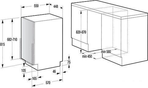 Посудомоечная машина Hansa ZIM 476H
