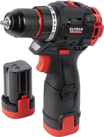 Дрель-шуруповерт ELITECH HD Professional CD 16L2 E2201.039.01 HD (с 2-мя АКБ, кейс)