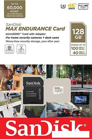 Карта памяти SanDisk microSDXC SDSQQVR-128G-GN6IA 128GB (с адаптером)