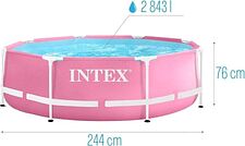 Каркасный бассейн Intex Pink Metal Frame 28290 (244х76 см) Каркасный бассейн Intex Pink Metal Frame 28290 (244х76 см)