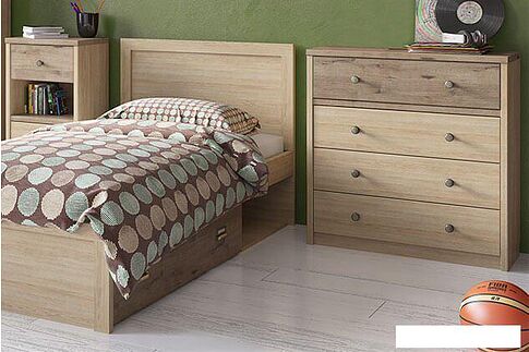 Комод Anrex Diesel 4S/D1 (дуб мадура/веллингтон)