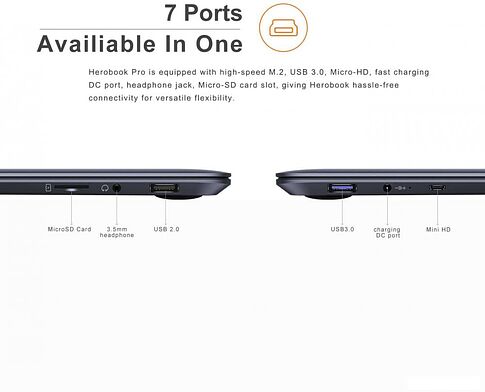 Ноутбук Chuwi HeroBook Pro CWI514-CN8N5N1HDMXX