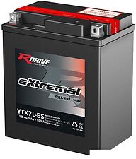 Мотоциклетный аккумулятор RDrive eXtremal Silver YTX7L-BS (6.3 А·ч) Мотоциклетный аккумулятор RDrive eXtremal Silver YTX7L-BS (6.3 А·ч)