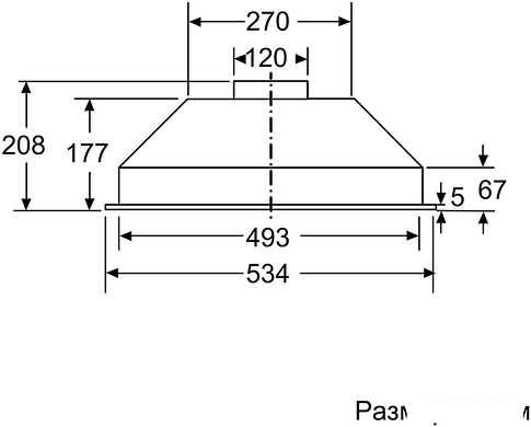 Кухонная вытяжка Bosch DLN53AA50