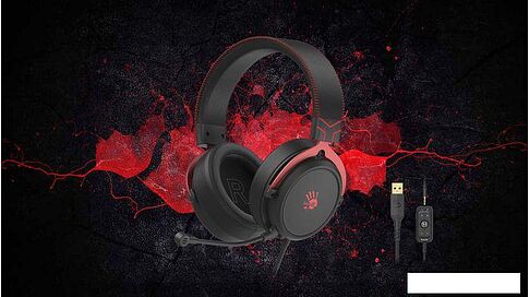 Наушники A4Tech Bloody M590i (черный/красный)