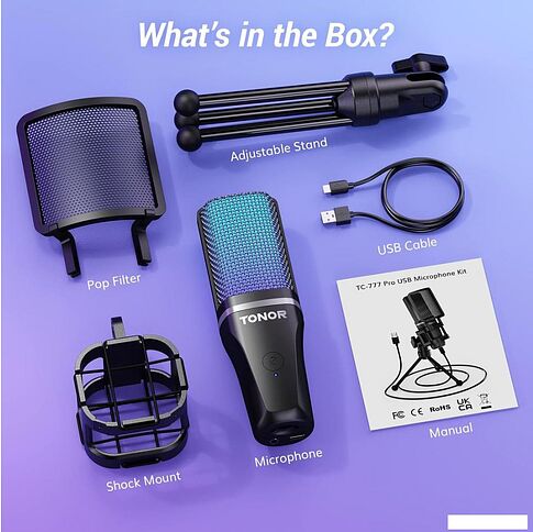 Проводной микрофон Tonor TC-777 Pro