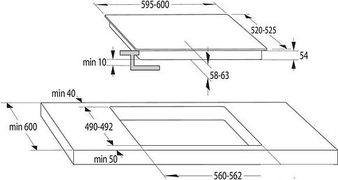 Варочная панель Gorenje GI6421BX