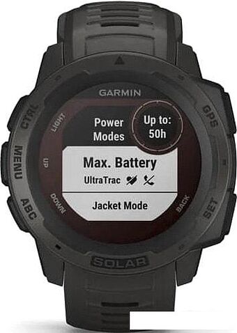 Умные часы Garmin Instinct Solar (графит)