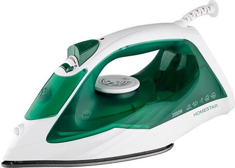 Утюг HomeStar HS-4008 (белый/зеленый)