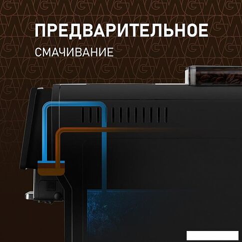 Кофемашина Weissgauff WCM-330 TFT Touch Cappuccino Nero