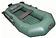 Моторно-гребная лодка Муссон Н-270 НД ТР (зеленый)