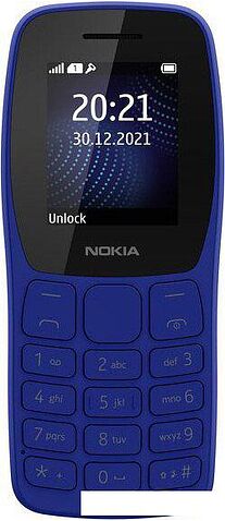 Кнопочный телефон Nokia 105 (2022) TA-1423 (синий)
