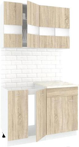 Кухня Кортекс-мебель Корнелия Экстра 1.2м (дуб сонома/марсель)