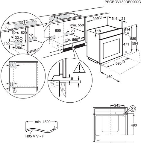 Электрический духовой шкаф Electrolux EOB7S31Z