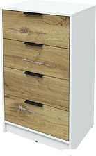 Комод Интерлиния Концепт КТ-К60 (дуб нокс/белый платинум)