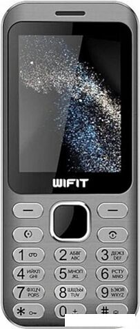 Кнопочный телефон Wifit Wiphone F2 (темно-серый)