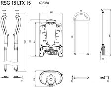 Ручной опрыскиватель Metabo RSG 18 LTX 15 602038850