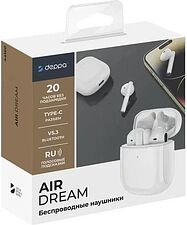 Наушники Deppa Air Dream (белый)