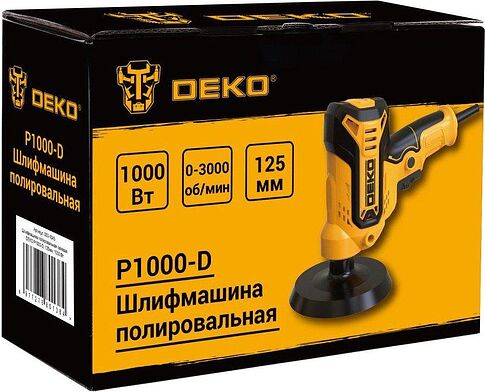 Полировальная машина Deko P1000-D 083-1045