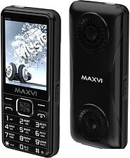 Кнопочный телефон Maxvi P110 (черный)