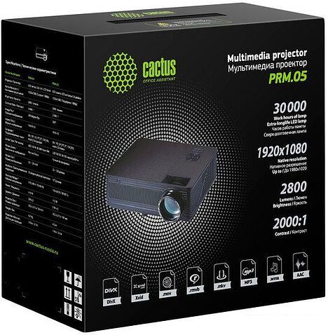 Проектор CACTUS CS-PRM.05WT.WUXGA-W