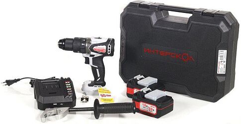 Ударная дрель-шуруповерт Интерскол ДАУ-13/36В 90 860.2.2.70 (с 2-мя АКБ, кейс)