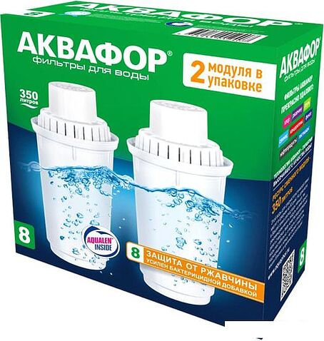 Комплект картриджей АКВАФОР В8 (В100-8) Комплект картриджей АКВАФОР В8 (В100-8)