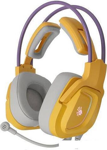 Наушники A4Tech Bloody G575 (желтый/фиолетовый)