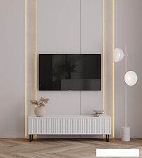 Тумба Shtabe Royal 5031 эко (белый/белый/черный)