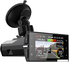 Видеорегистратор-радар детектор-GPS информатор (3в1) SilverStone F1 Hybrid S-BOT PRO Wi-Fi Doppler Edition