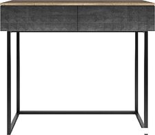Консольный стол Shtabe Simple 7011 эко (графит/дуб веллингтон/черный)