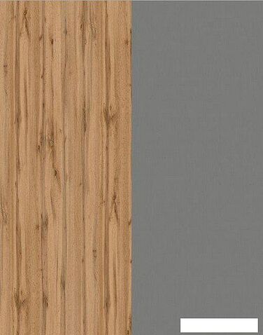 Готовая кухня ЭлиГард Lion 2 1.6 (дуб натуральный/дымчатый алмаз/дуб бунратти)