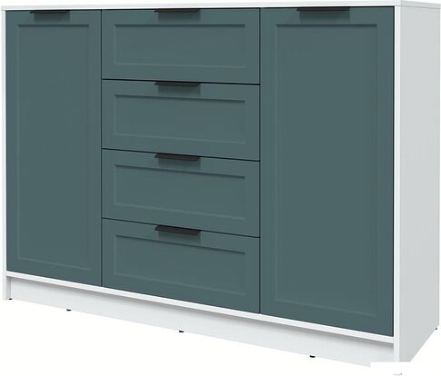 Тумба Интерлиния Концепт Тренд КТ-Т140 (белый платинум/верде)