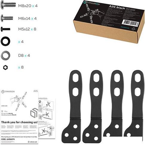 Кронштейн Onkron A2G (черный)