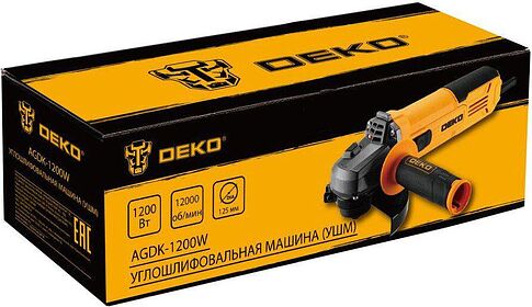 Угловая шлифмашина Deko AGDK-1200W 084-1077