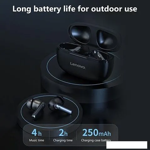 Наушники Lenovo HT05 (черный)