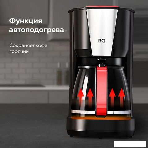 Кофеварка BQ CM1008 (красный/черный)