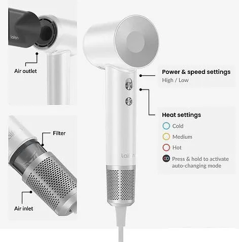 Фен Laifen Swift Special (белый)