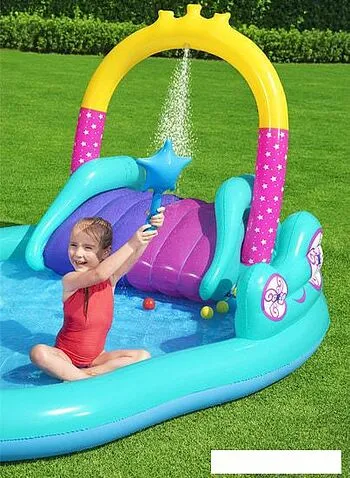 Надувной бассейн Bestway Волшебный единорог (274x198x137)