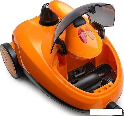 Пароочиститель Kitfort KT-908-3 (оранжевый)